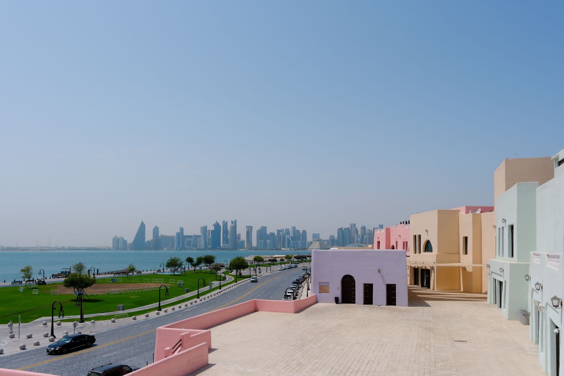Le vie del centro di Doha